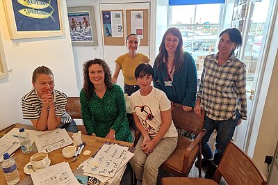 Wendy Chamberlain meeting with Ukranian refugees